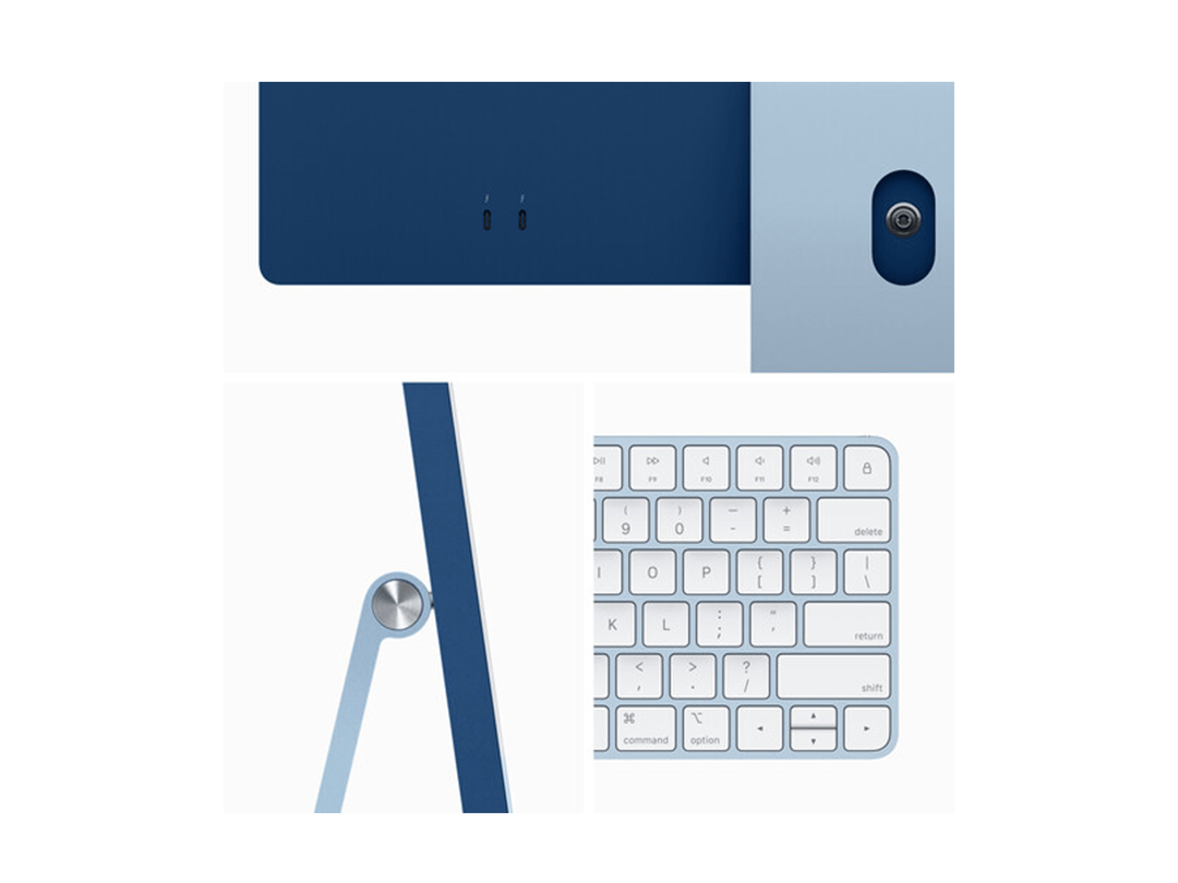 Apple iMac 24 inch M3 chip (8‑core CPU 8‑core GPU) / 8GB RAM / 256GB SSD / 24inch 4.5K Retina display / English Arabic Keyboard / macOS - Blue in Qatar Apple iMac 24 inch M3 chip (8‑core CPU 8‑core GPU) / 8GB RAM / 256GB SSD / 24inch 4.5K Retina display / English Arabic Keyboard / macOS - Blue in Qatar
